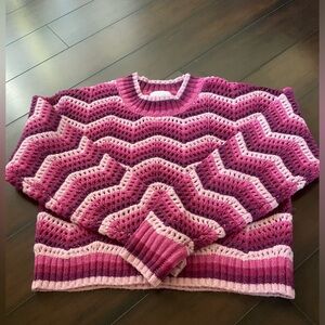 crochet warm soft sweater